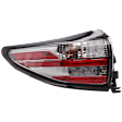 Driver Side, Outer Tail Light, with Bulb, Halogen, Clear and Red Lens, 6 Cyl., 3.5L Engine