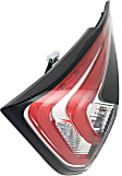 Passenger Side, Inner Tail Light, with Bulb, LED, Clear and Red Lens, 6 Cyl., 3.5L Engine