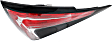 Passenger Side, Inner Tail Light, with Bulb, LED, Clear and Red Lens, 6 Cyl., 3.5L Engine, CAPA CERTIFIED