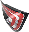 Driver Side, Inner Tail Light, with Bulb, LED, Clear and Red Lens, 6 Cyl., 3.5L Engine