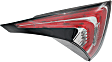 Driver Side, Inner Tail Light, with Bulb, LED, Clear and Red Lens, 6 Cyl., 3.5L Engine, CAPA CERTIFIED