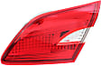 Passenger Side, Inner Tail Light, without Bulb, Halogen, Clear and Red Lens