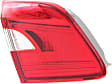 Driver Side, Inner Tail Light, without Bulb, Halogen, Clear and Red Lens