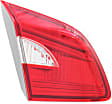 Driver Side, Inner Tail Light, without Bulb, Halogen, Clear and Red Lens