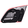 Driver Side, Inner Tail Light, with Bulb, Halogen, Mounts On Trunk Lid