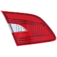 Driver Side, Inner Tail Light, with Bulb, Halogen, Mounts On Trunk Lid, CAPA CERTIFIED