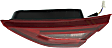 Passenger Side, Inner Tail Light, with Bulb, Halogen, Clear and Red Lens, 6 Cyl., 3.5L Engine
