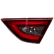 Passenger Side, Inner Tail Light, with Bulb, Halogen, Clear and Red Lens, 6 Cyl., 3.5L Engine, CAPA CERTIFIED