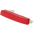Bumper Reflector - Rear, Passenger Side For FX35, FX50, FX37,QX70, Quest, Murano, Juke, Kicks | Rear, Driver Side For Sentra, CAPA CERTIFIED