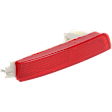 Bumper Reflector - Rear, Driver Side For FX35, FX50, FX37,QX70, Quest, Murano, Juke, Kicks | Rear, Passenger Side For Sentra, CAPA CERTIFIED