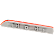 Rear, Driver Side Bumper Reflector, CAPA Certified