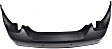 Rear Primed Bumper Cover, 6 Cyl., 3.5L Engine, With Parking Aid Sensor Holes