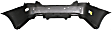 Rear Primed Bumper Cover, 6 Cyl., 3.5L Engine, With Parking Aid Sensor Holes, CAPA Certified