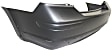 Rear Primed Bumper Cover, Sedan, With Spoiler Holes