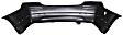 Rear Primed Bumper Cover, Sedan, With Spoiler Holes