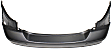 Rear Primed Bumper Cover, Sedan, With Spoiler Holes