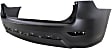 Rear Primed Bumper Cover, Without Parking Aid Sensor Holes