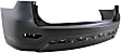 Rear Primed Bumper Cover, Without Parking Aid Sensor Holes