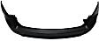 Rear Primed Bumper Cover, With Parking Aid Sensor Holes, Without Towing Hitch Holes