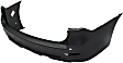 2013 Nissan Pathfinder S - Rear Primed Bumper Cover, For Models With Object Sensor and Towing Hitch, CAPA Certified