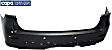 2013 Nissan Pathfinder S - Rear Primed Bumper Cover, For Models With Object Sensor and Towing Hitch, CAPA Certified