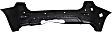 2013 Nissan Pathfinder S - Rear Primed Bumper Cover, For Models With Object Sensor and Towing Hitch, CAPA Certified