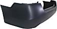 Rear Primed Bumper Cover, Sedan, CAPA CERTIFIED
