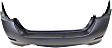 Rear Primed Bumper Cover, Sport Type, SR Model, CAPA Certified