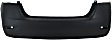 Rear Primed Bumper Cover, Standard Type, For S/SL/Sv Models, CAPA Certified