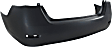 Rear Primed Bumper Cover, Standard Type, For S/SL/Sv Models, CAPA Certified
