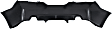 Rear Primed Bumper Cover, Coupe