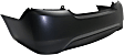 Rear Primed Bumper Cover, Sedan