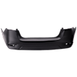 Rear Primed Bumper Cover top, Textured Bottom, Standard Type, For S/SL/Sv Models, CAPA Certified