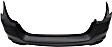 Rear Primed Bumper Cover top, Textured Bottom, Sport Type, SR Model