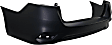 Rear Primed Bumper Cover top, Textured Bottom, Sport Type, SR Model, CAPA Certified