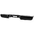 Step Bumper, Powdercoated Black Face Bar Only; With pad provision Without mounting bracket(s)