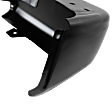 Step Bumper, Powdercoated Black Face Bar Only; With pad provision Without mounting bracket(s)
