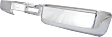 Step Bumper, Chrome Face Bar Only; With pad provision Without mounting bracket(s)