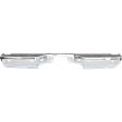 Step Bumper, Chrome Face Bar Only; With pad provision Without mounting bracket(s)