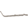 Rear, Driver Side Bumper Bracket, Sedan