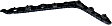 Rear, Driver Side Bumper Bracket, Bumper Side Bracket