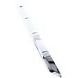 Rear, Driver or Passenger Side Bumper Trim, Chrome