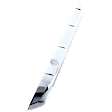 Rear, Driver or Passenger Side Bumper Trim, Chrome