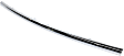 Rear, Center Bumper Trim, Chrome
