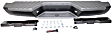 Step Bumper, Powdercoated Black Face Bar and Pads With mounting bracket(s)