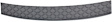 Center Bumper Step Pad, Textured Black