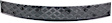 Center Bumper Step Pad, Textured Black