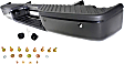 Step Bumper, Powdercoated Black Face Bar and Pads Without mounting bracket(s)