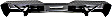 Step Bumper, Powdercoated Black Face Bar and Pads Without mounting bracket(s)