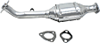 Rear, Driver Side Catalytic Converter, Federal EPA Standard, 46-State Legal (Cannot ship to CA, CO, NY or ME), Direct Replacement Series, Direct Fit